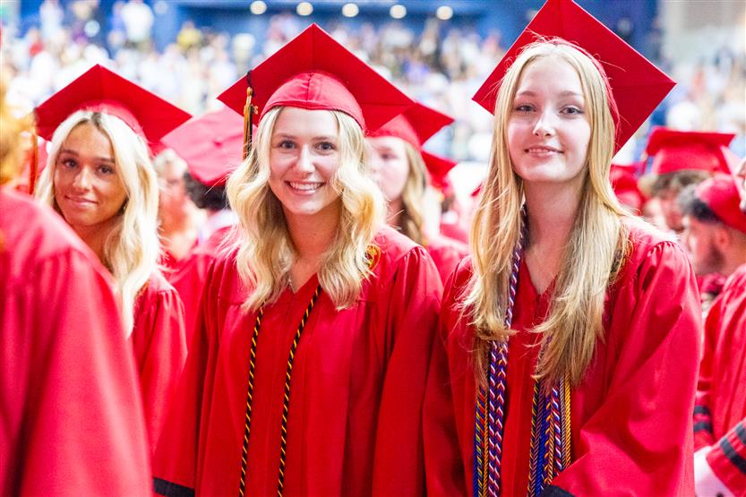 Students celebrate graduating
